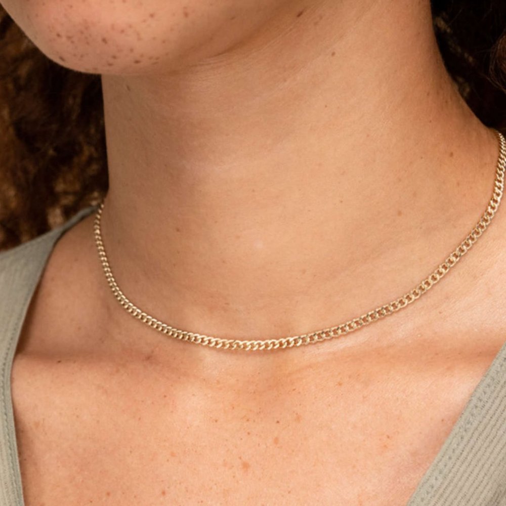 Mejuri Curb Chain Necklace
